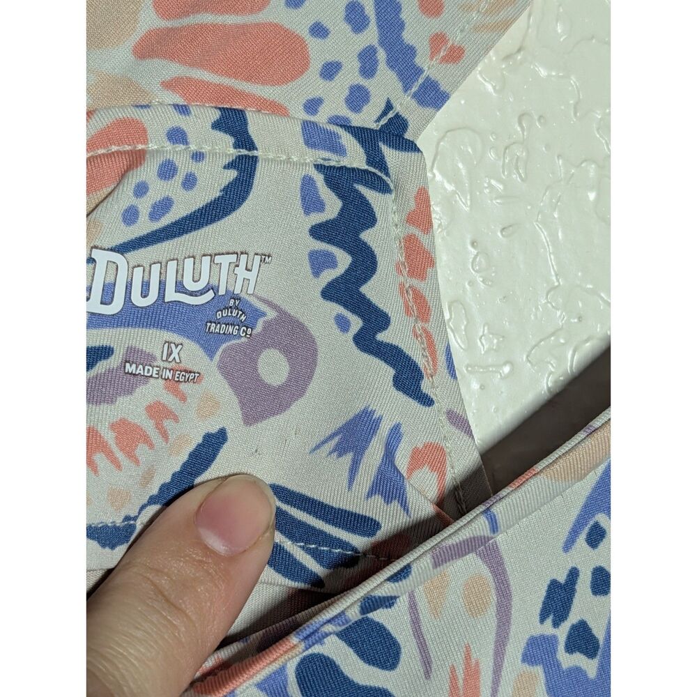 Duluth Trading Co Women's 1X Butterfly Print Racerback Activewear Tank Top - Picture 8 of 9